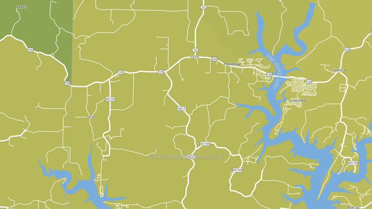 65761, MO block-group voter-turnout map