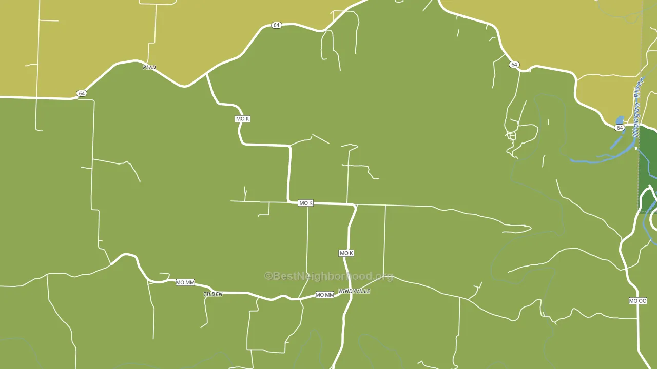 65783, MO block-group voter-turnout map