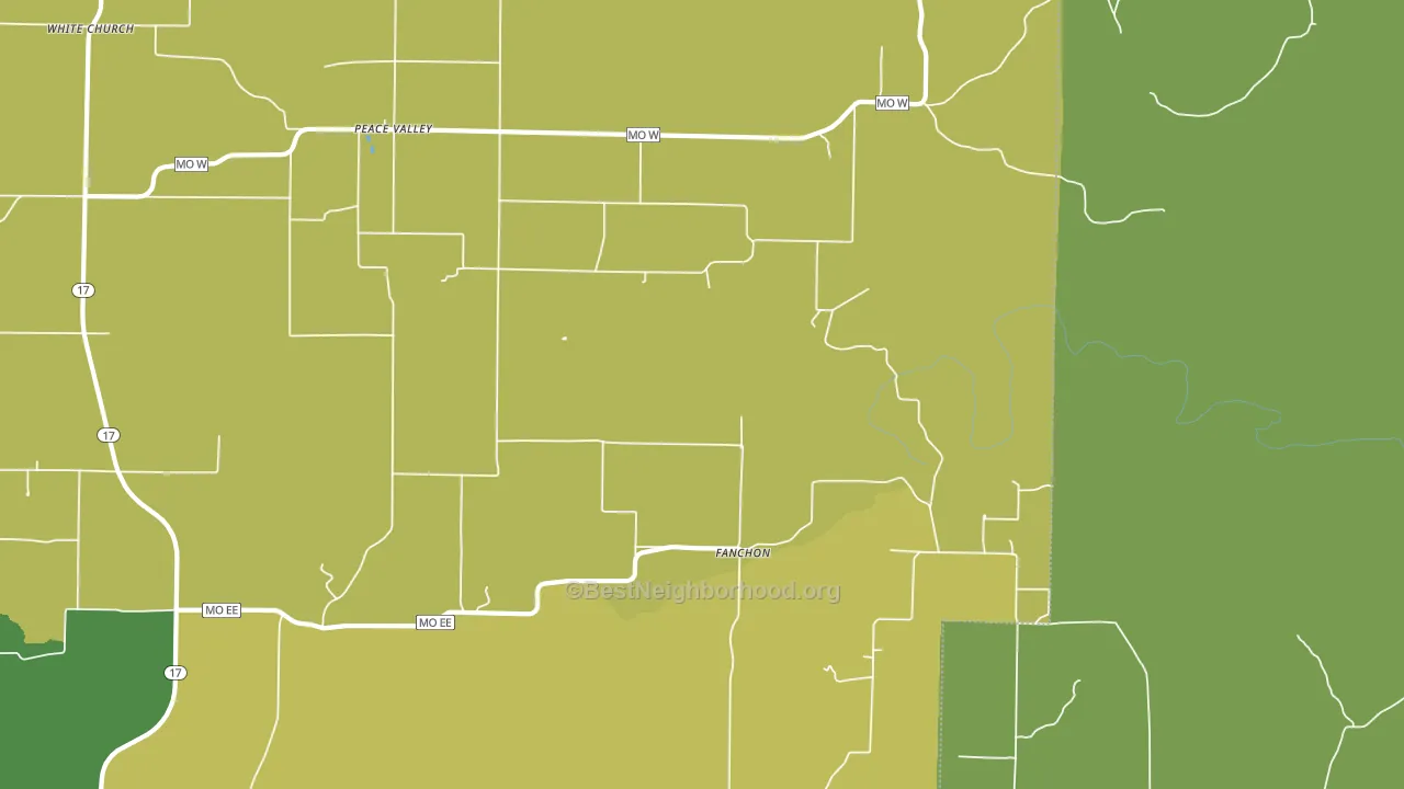 65788, MO block-group voter-turnout map