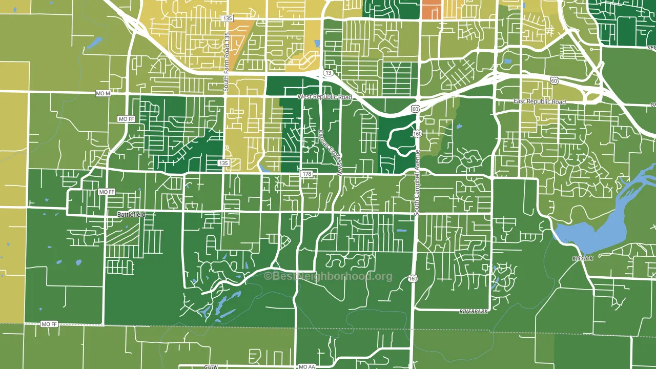 65810, MO block-group voter-turnout map