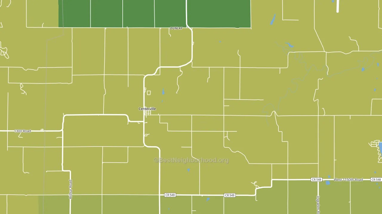 66014, KS block-group voter-turnout map