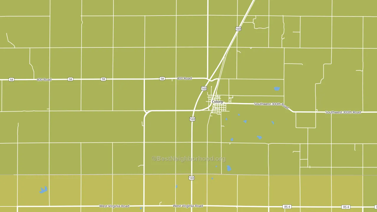 66015, KS block-group voter-turnout map