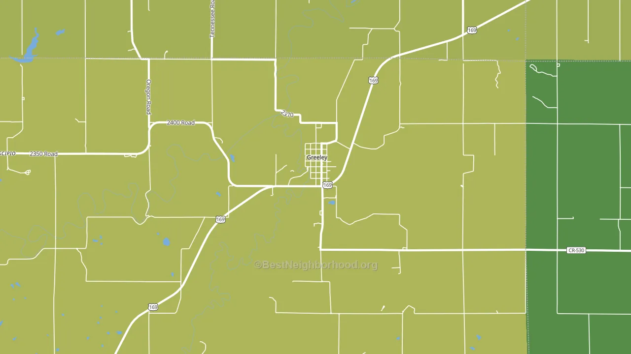 66033, KS block-group voter-turnout map