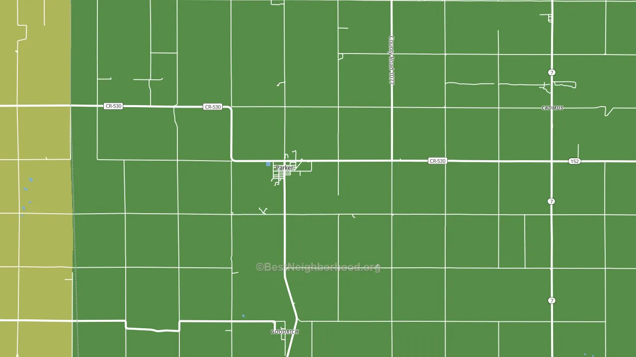 66072, KS block-group voter-turnout map