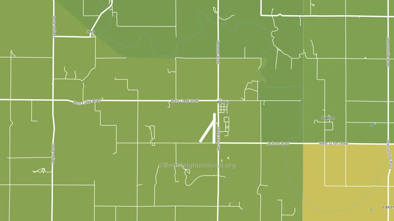 66079, KS block-group voter-turnout map