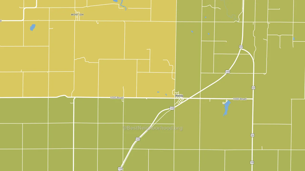 66091, KS block-group voter-turnout map