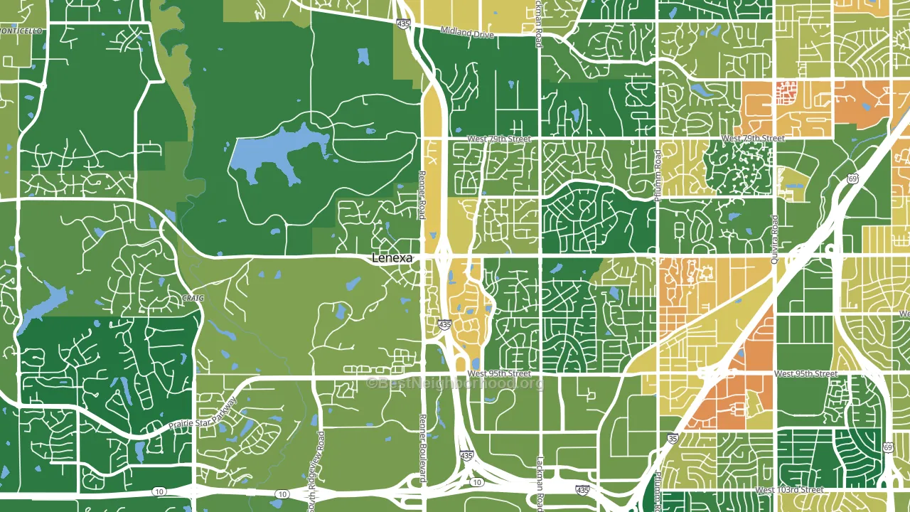 66219, KS block-group voter-turnout map