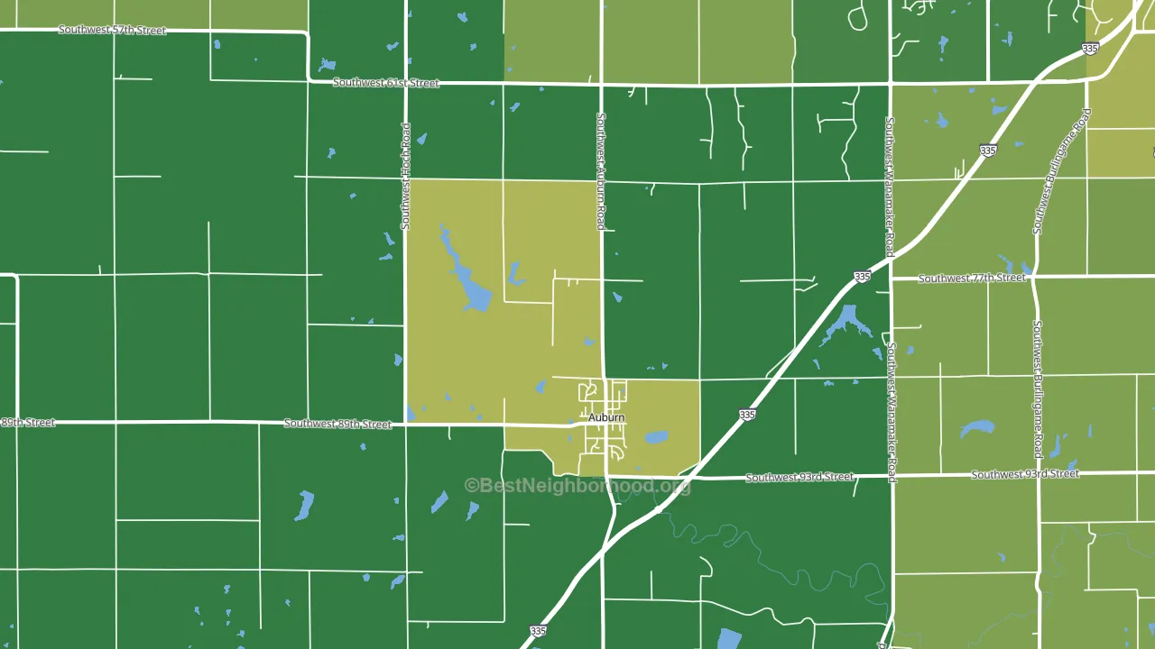 66402, KS block-group voter-turnout map