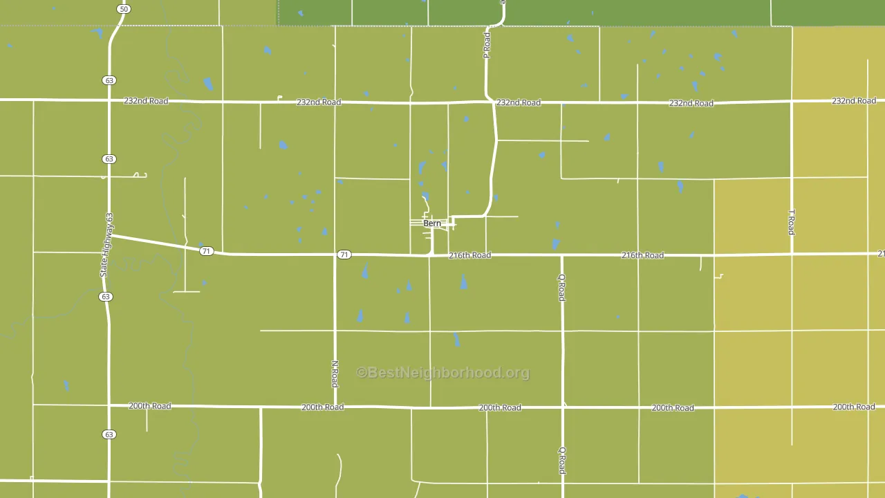 66408, KS block-group voter-turnout map