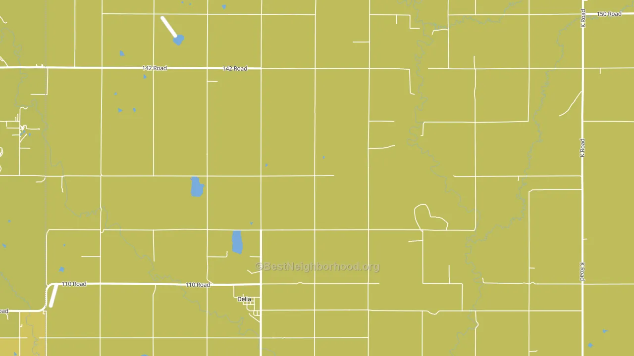 66418, KS block-group voter-turnout map