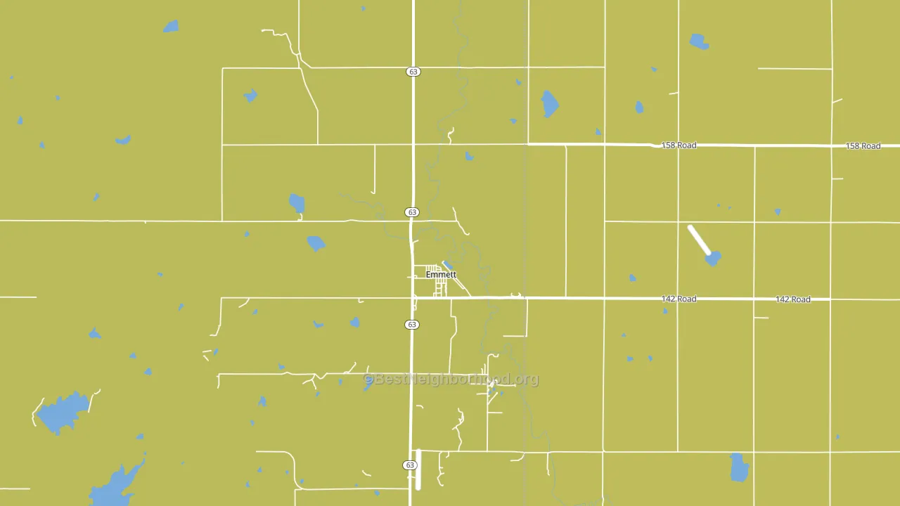 66422, KS block-group voter-turnout map