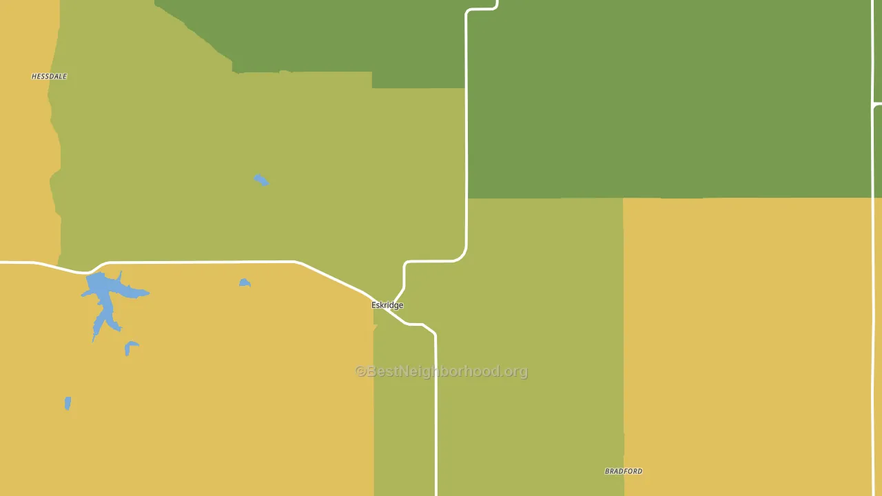 66423, KS block-group voter-turnout map