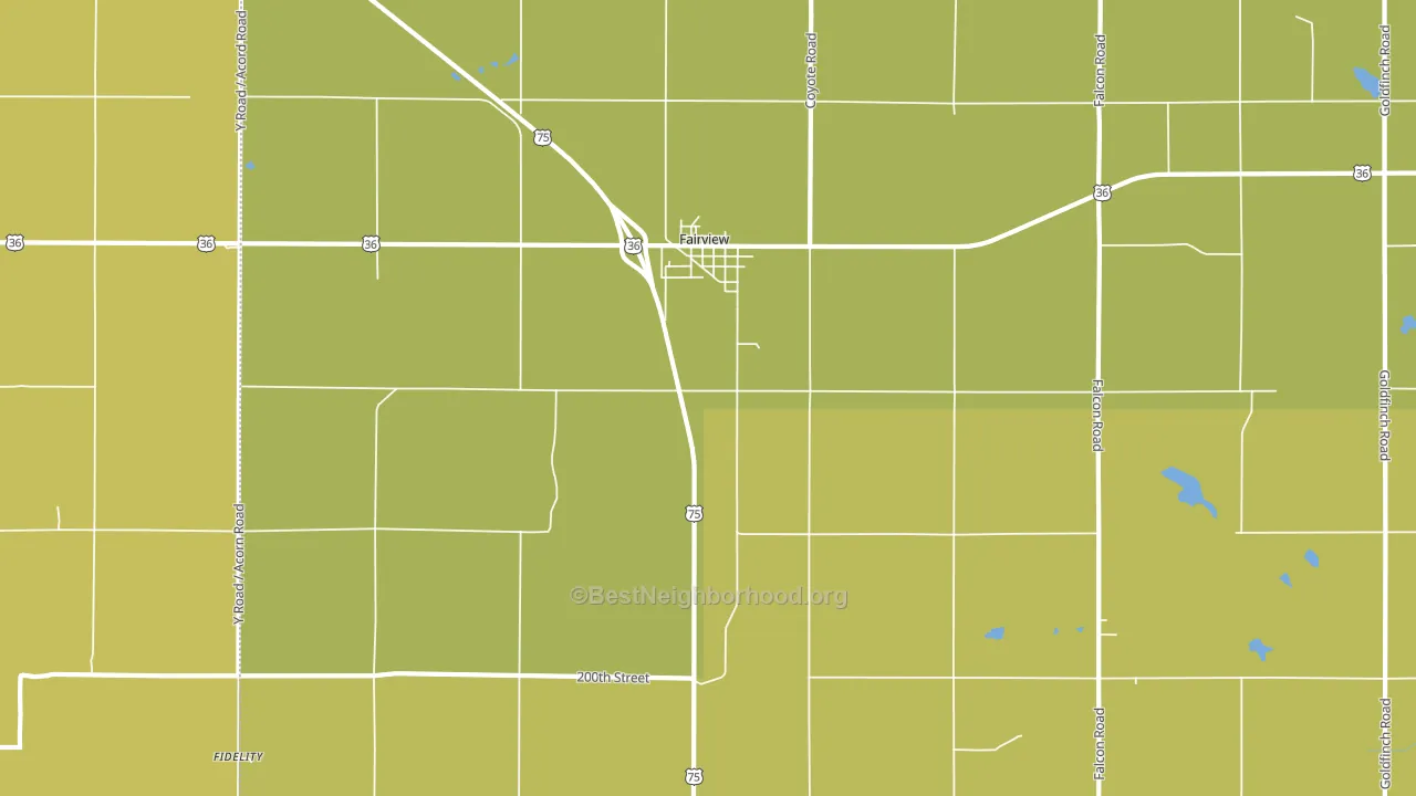 66425, KS block-group voter-turnout map