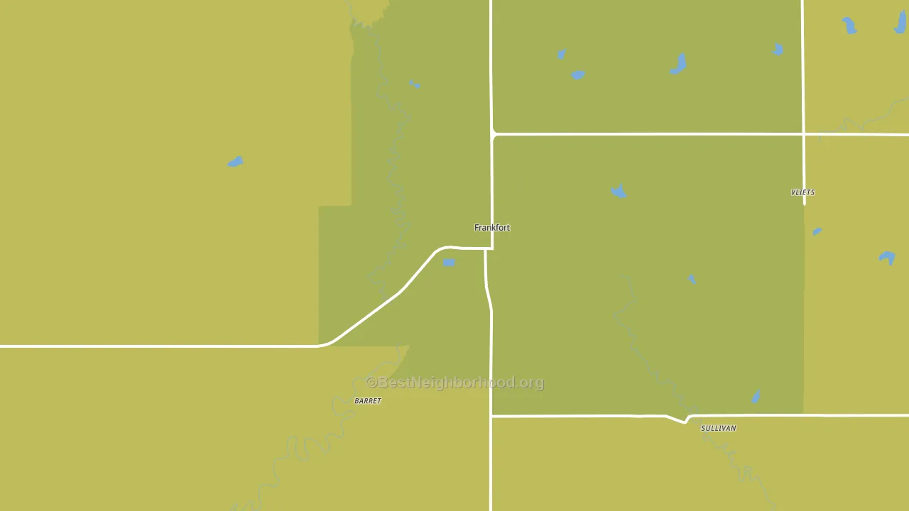 66427, KS block-group voter-turnout map