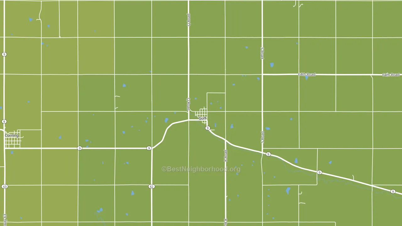 66428, KS block-group voter-turnout map