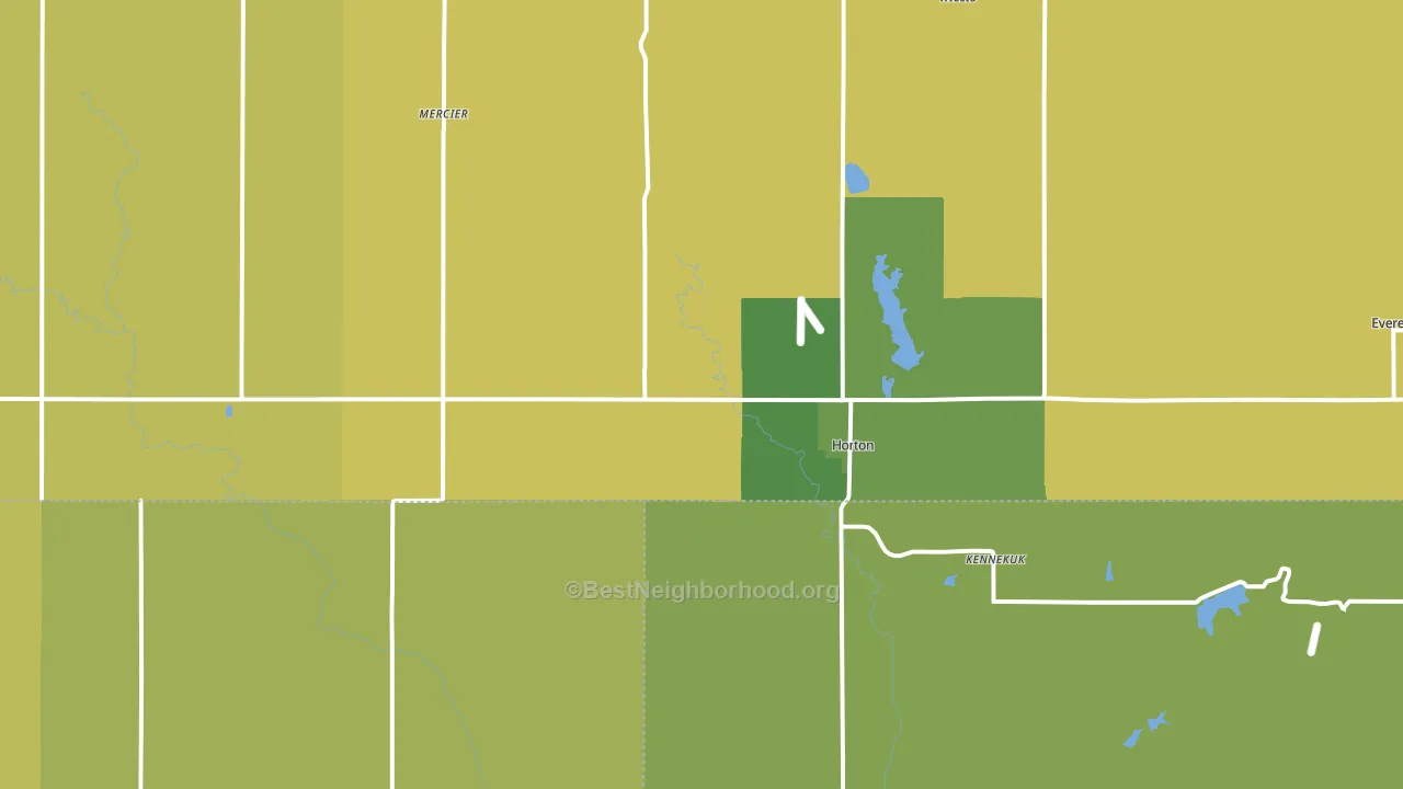66439, KS block-group voter-turnout map