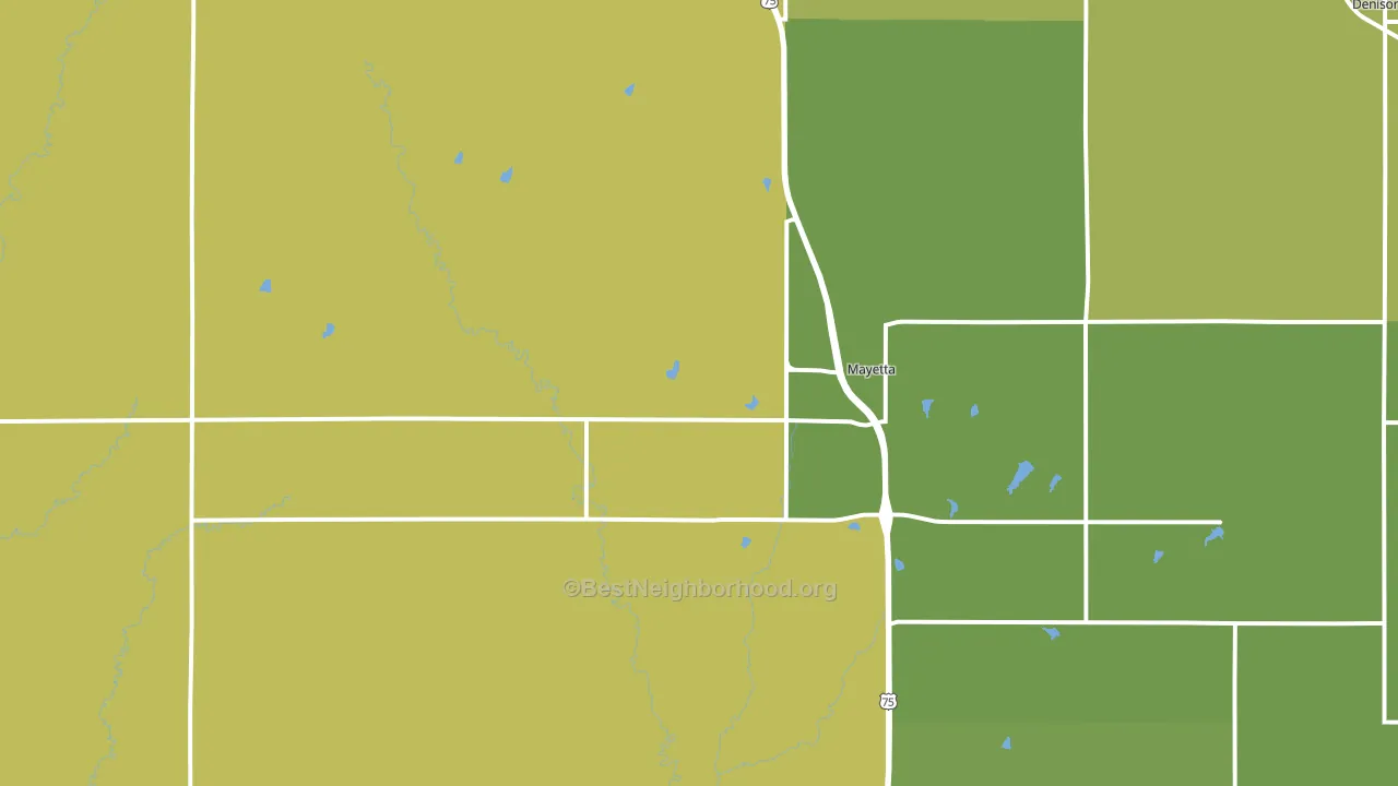 66509, KS block-group voter-turnout map
