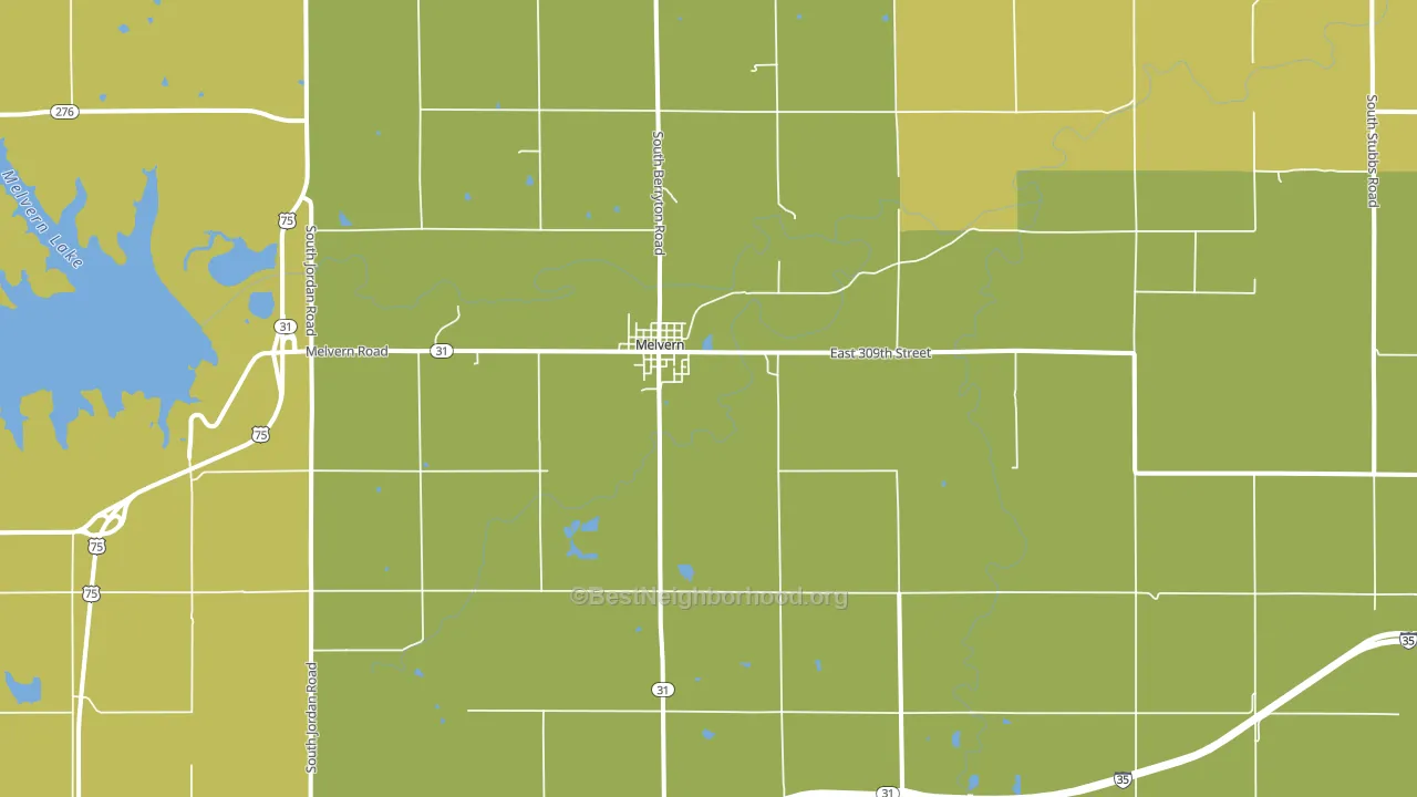 66510, KS block-group voter-turnout map