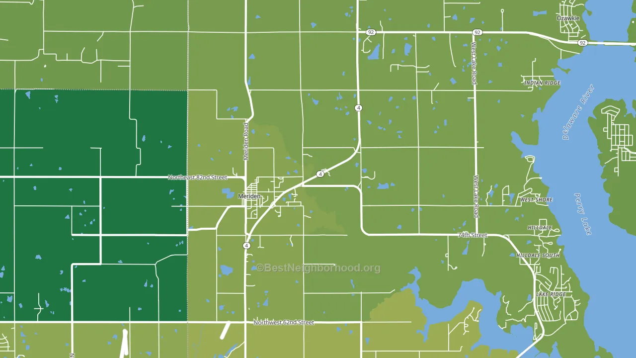 66512, KS block-group voter-turnout map