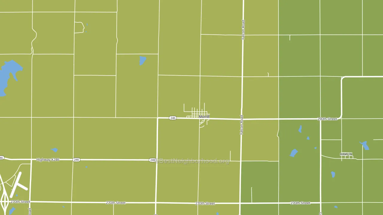 66515, KS block-group voter-turnout map