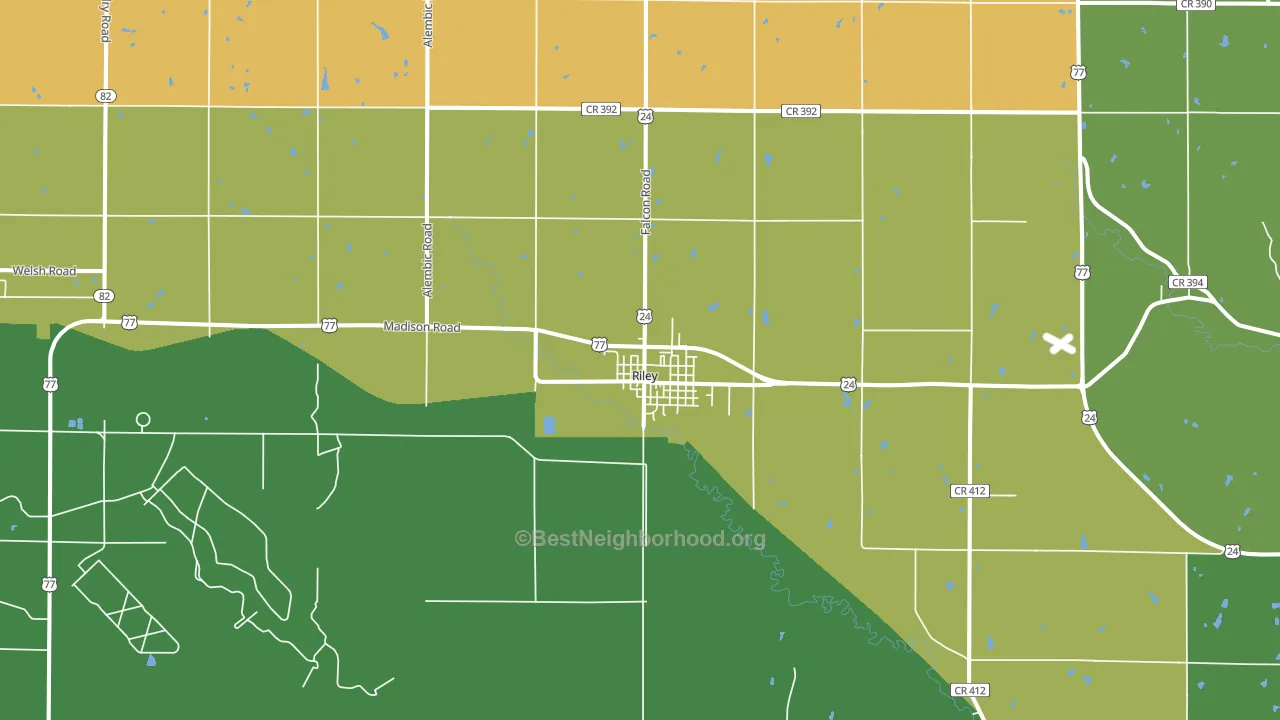 66531, KS block-group voter-turnout map