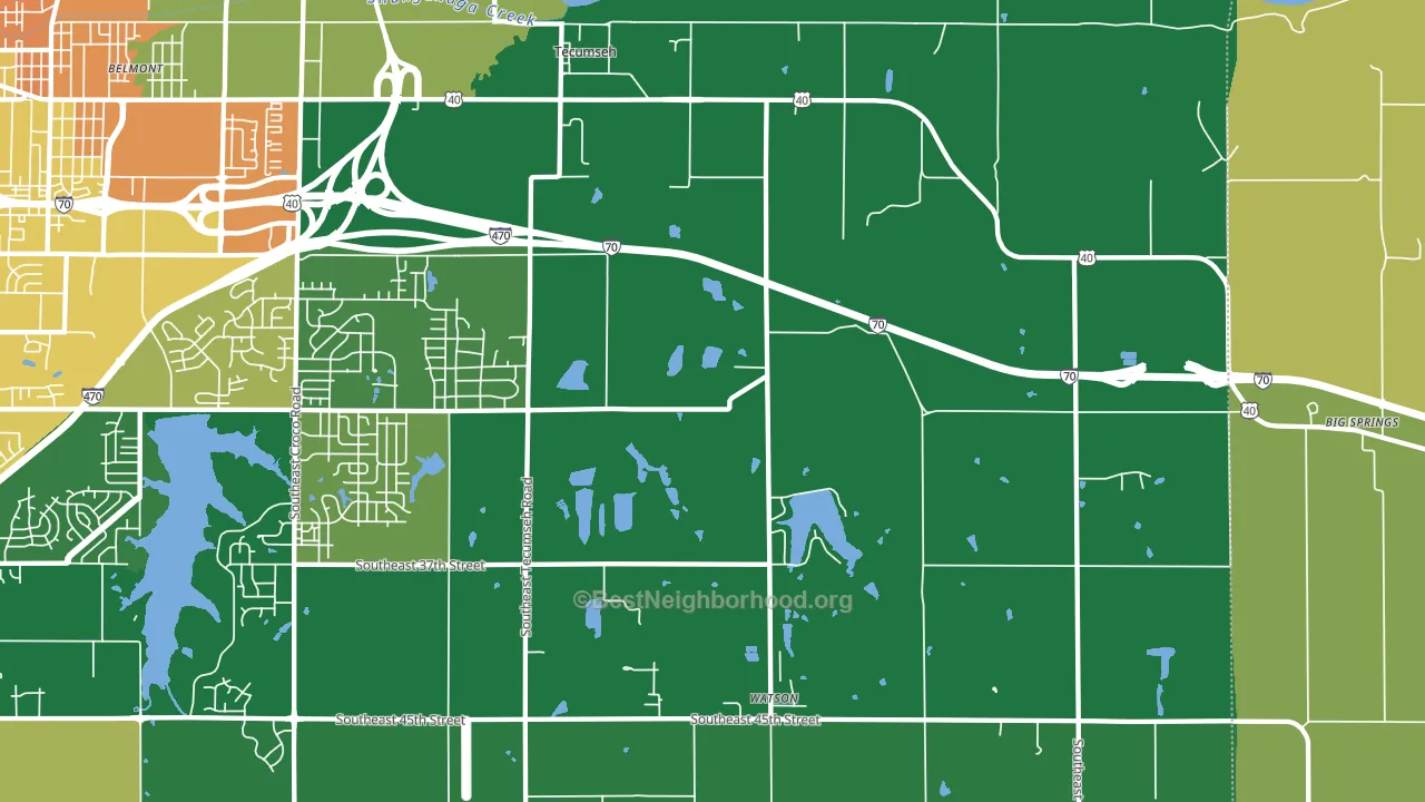 66542, KS block-group voter-turnout map
