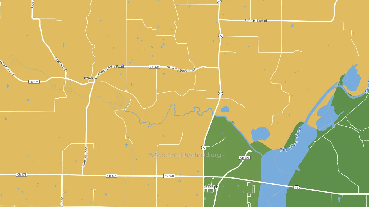 66554, KS block-group voter-turnout map