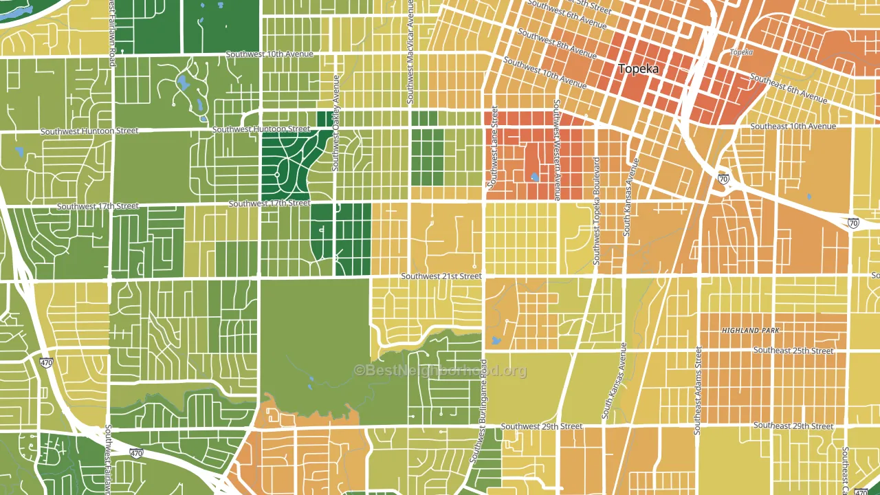 66621, KS block-group voter-turnout map