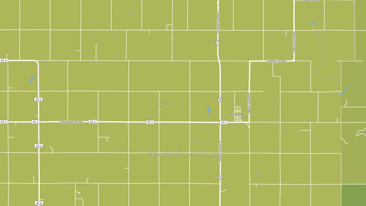 66732, KS block-group voter-turnout map
