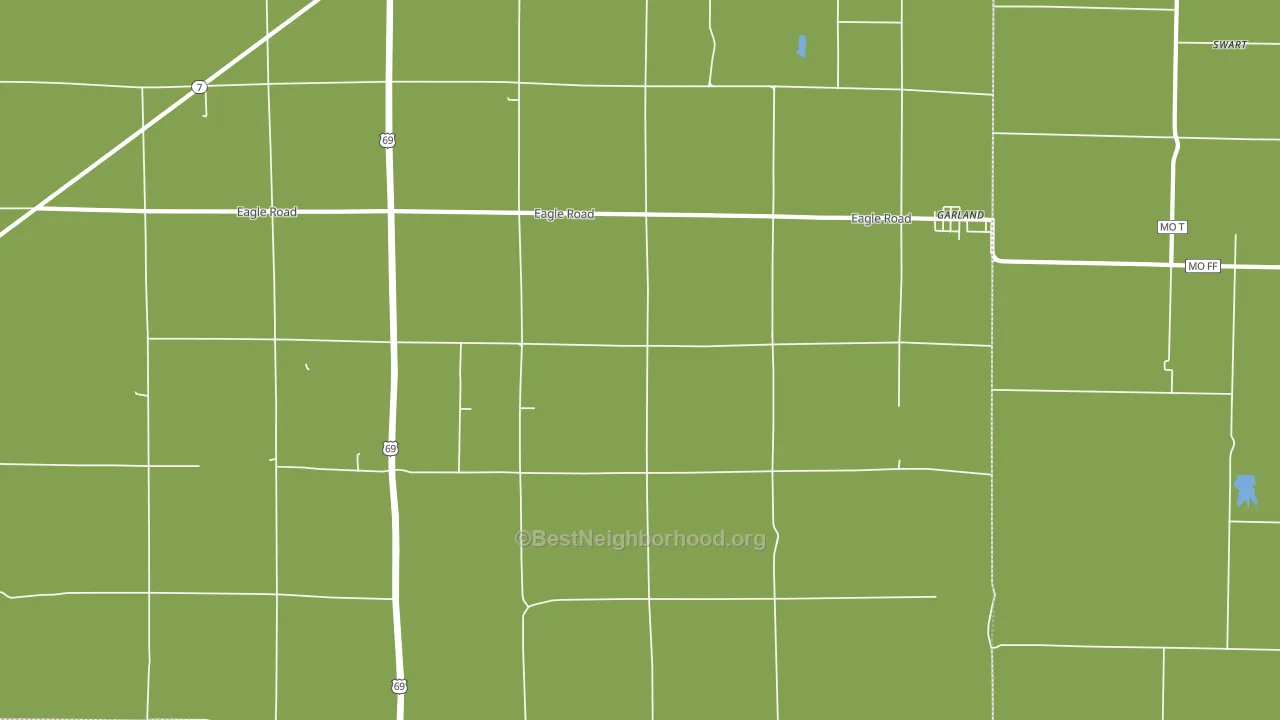 66741, KS block-group voter-turnout map