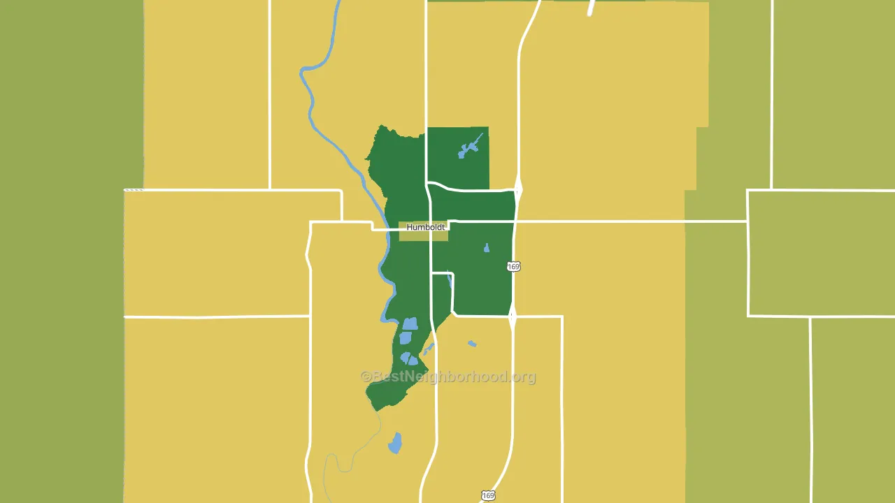 66748, KS block-group voter-turnout map