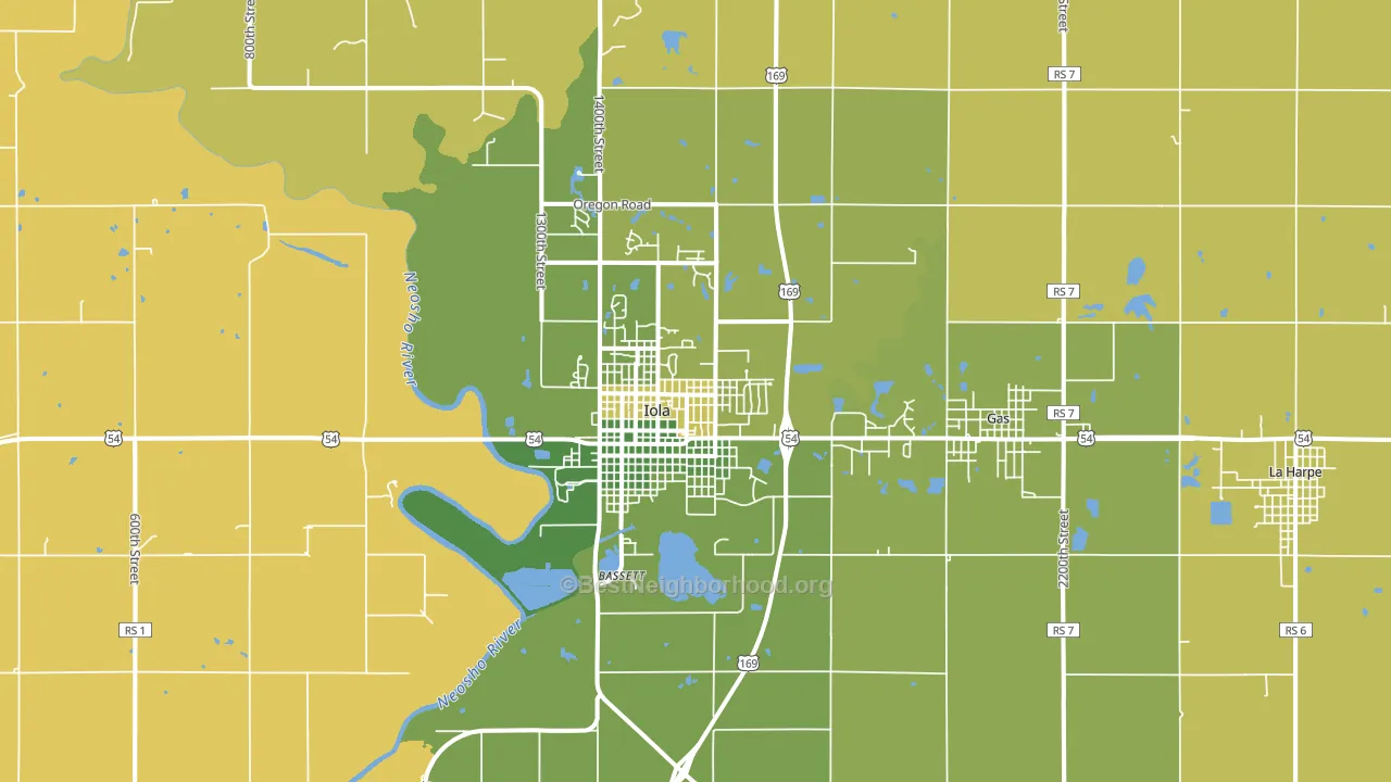 66749, KS block-group voter-turnout map