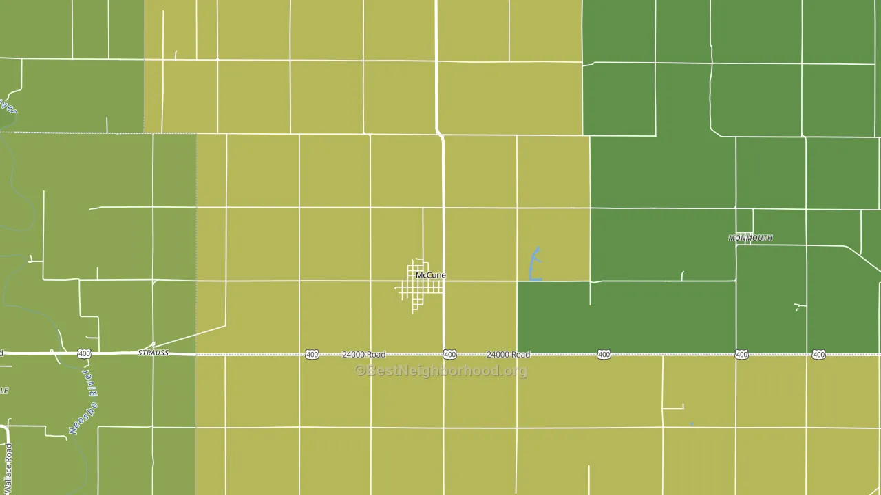 66753, KS block-group voter-turnout map