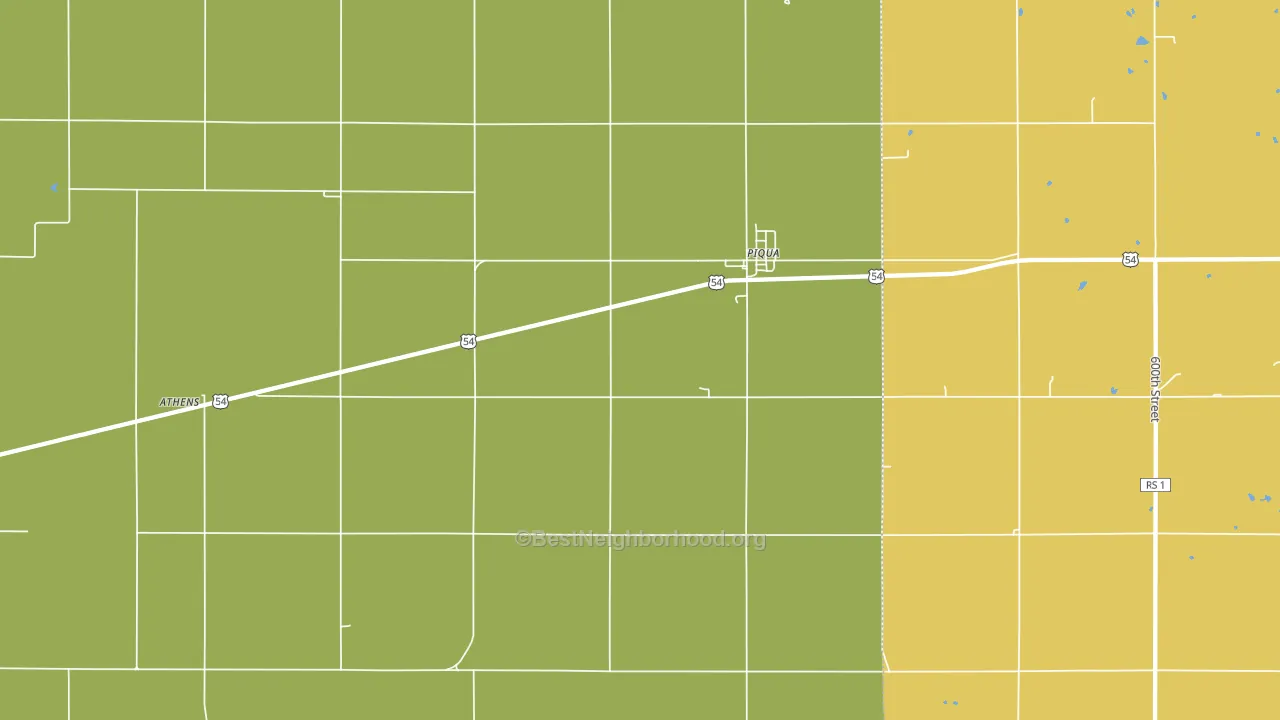 66761, KS block-group voter-turnout map