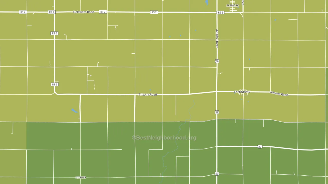 66772, KS block-group voter-turnout map