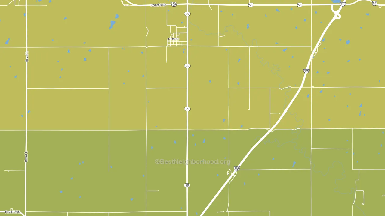 66830, KS block-group voter-turnout map