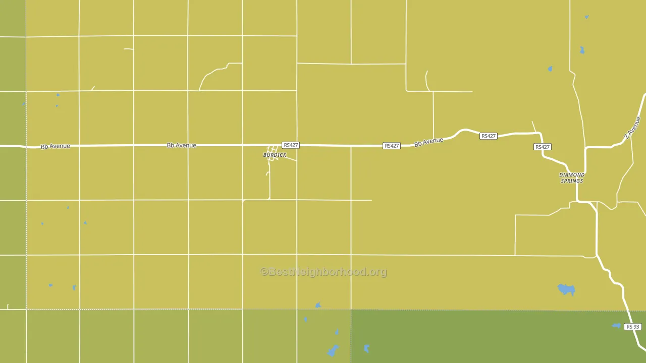 66838, KS block-group voter-turnout map