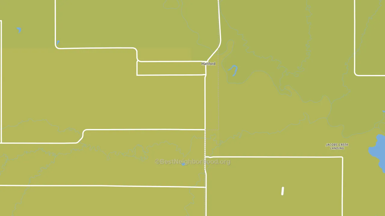 66854, KS block-group voter-turnout map