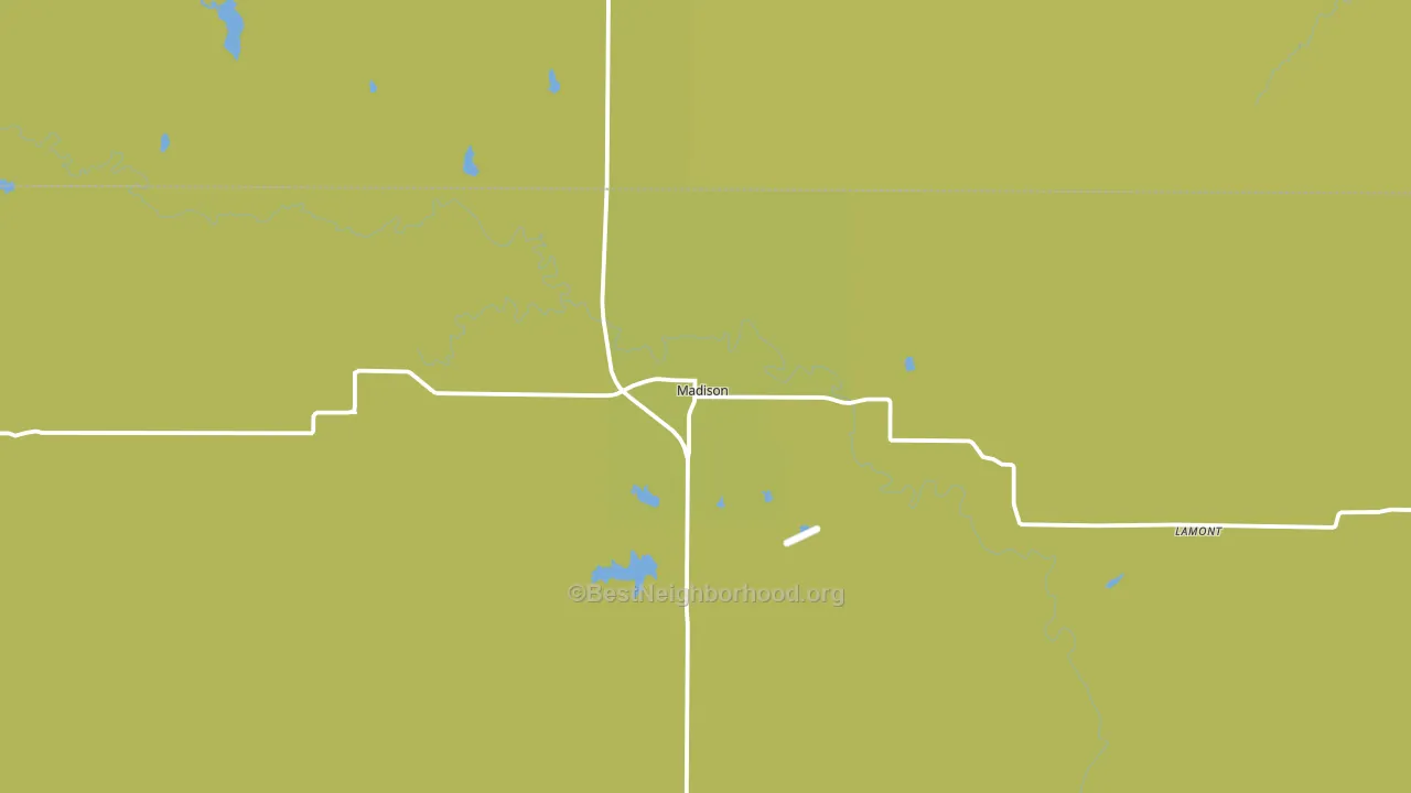 66860, KS block-group voter-turnout map