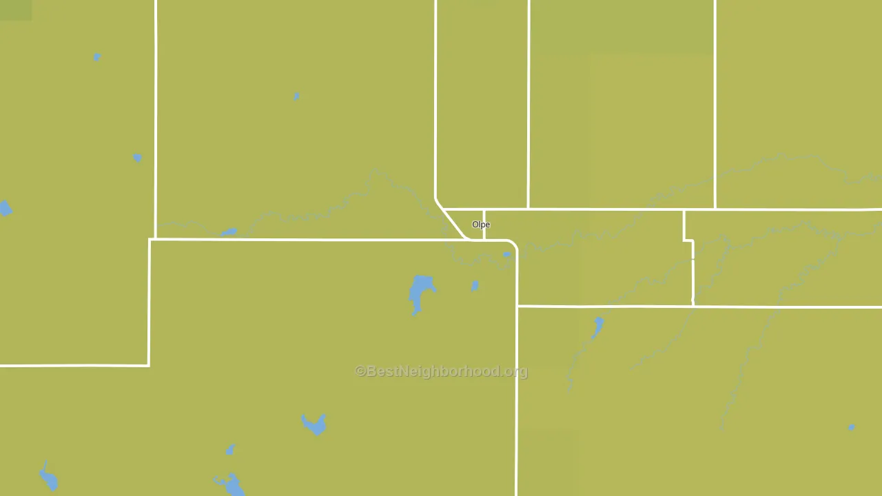 66865, KS block-group voter-turnout map