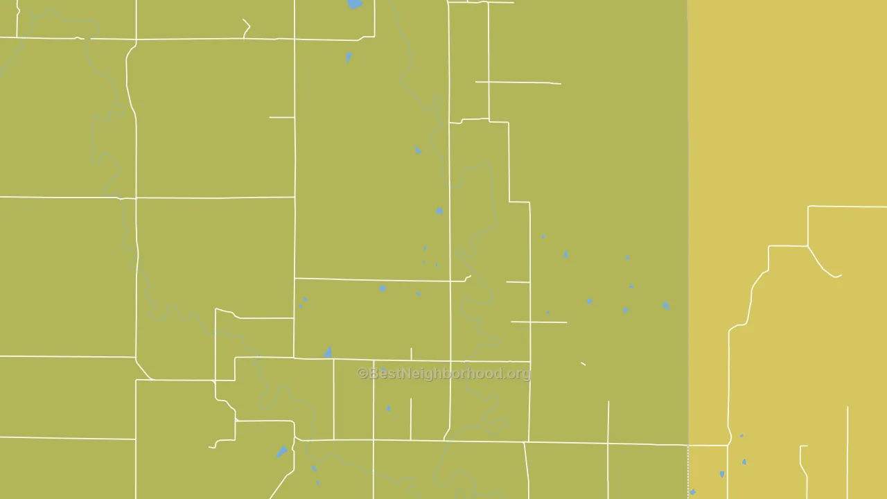 66870, KS block-group voter-turnout map
