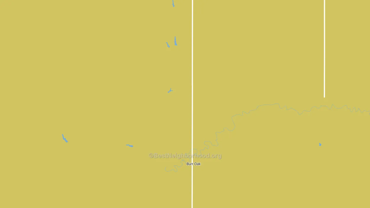 66936, KS block-group voter-turnout map