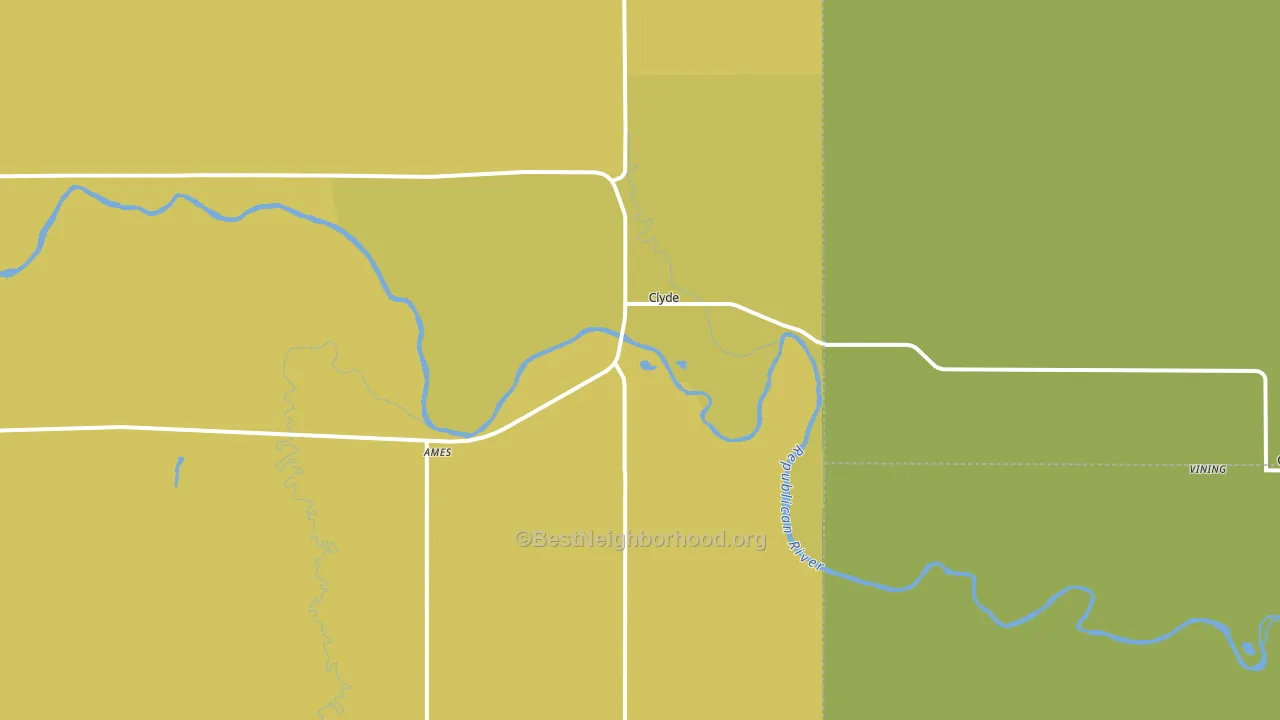 66938, KS block-group voter-turnout map