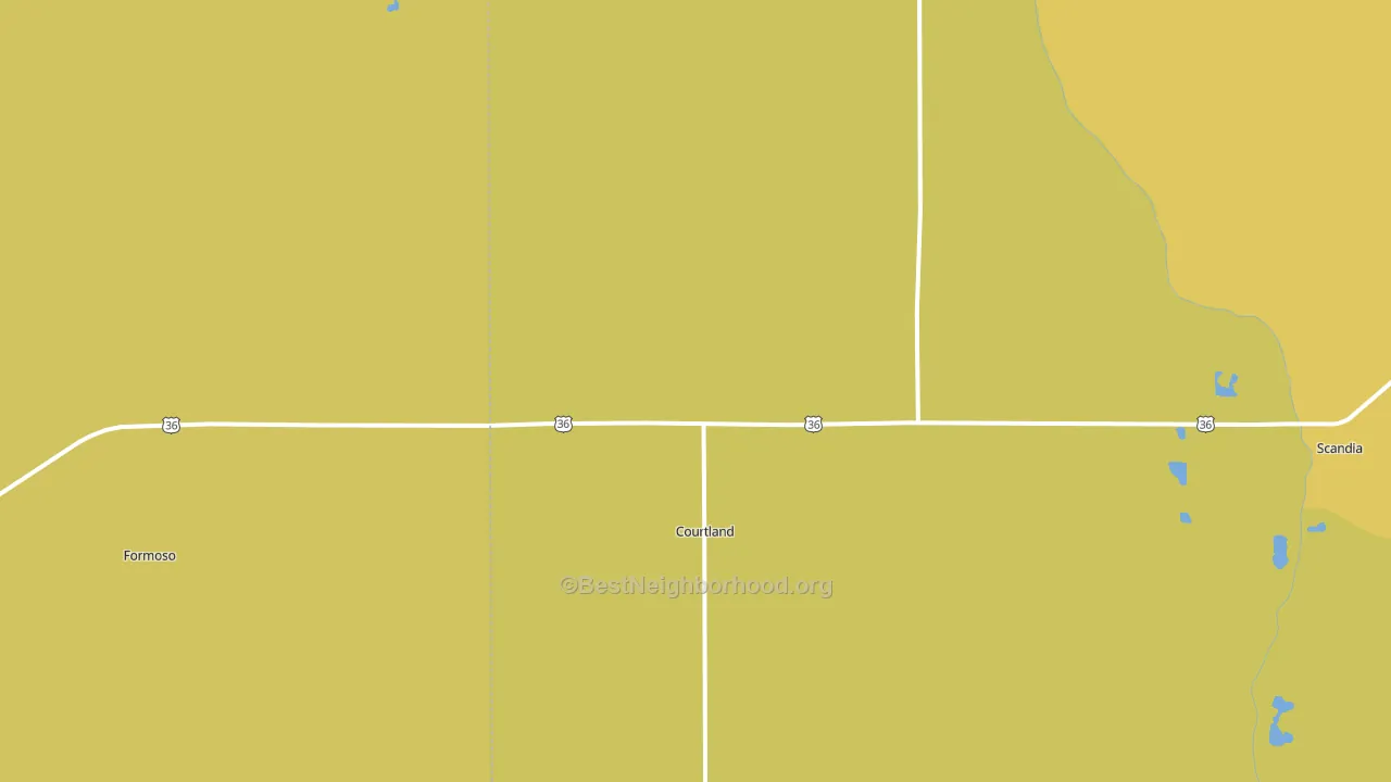 66939, KS block-group voter-turnout map