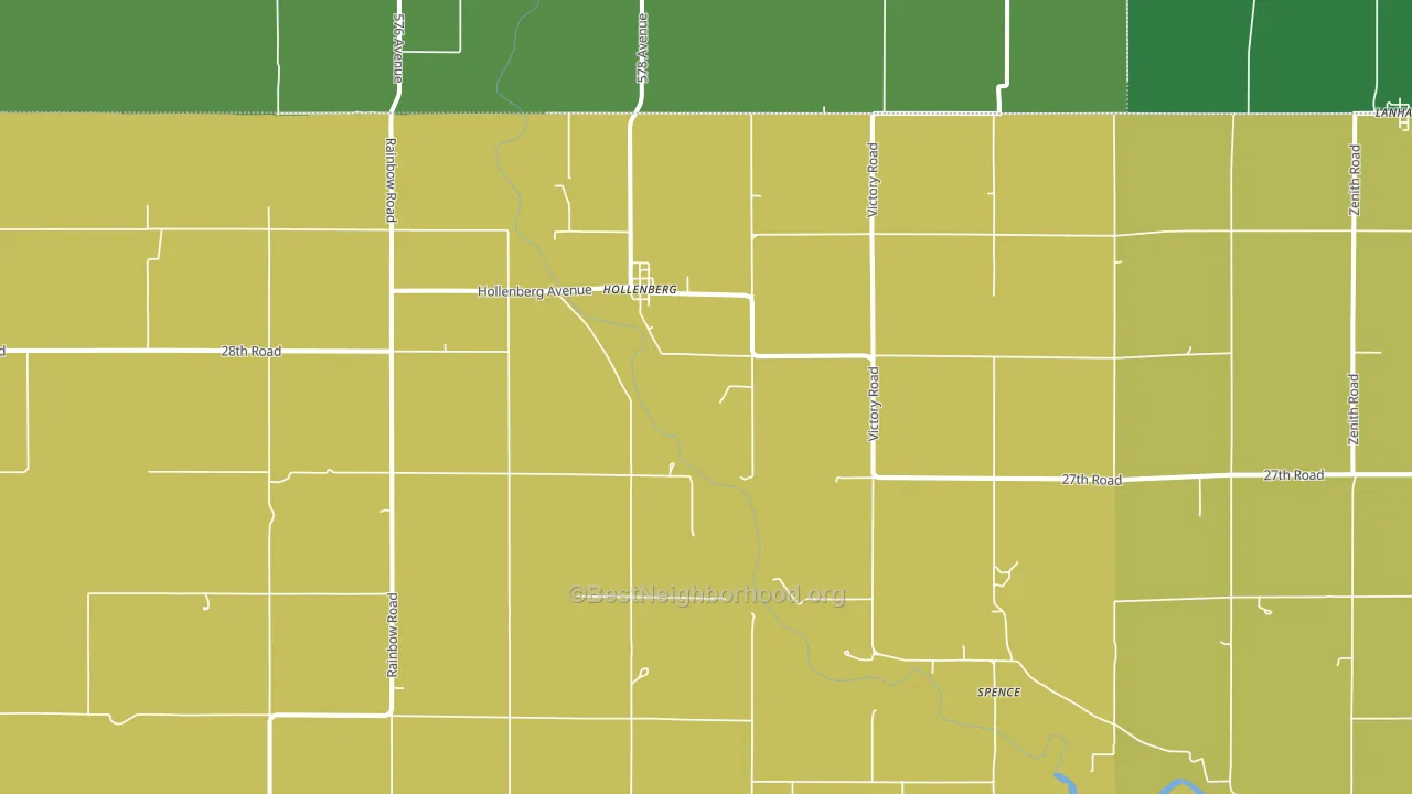 66946, KS block-group voter-turnout map