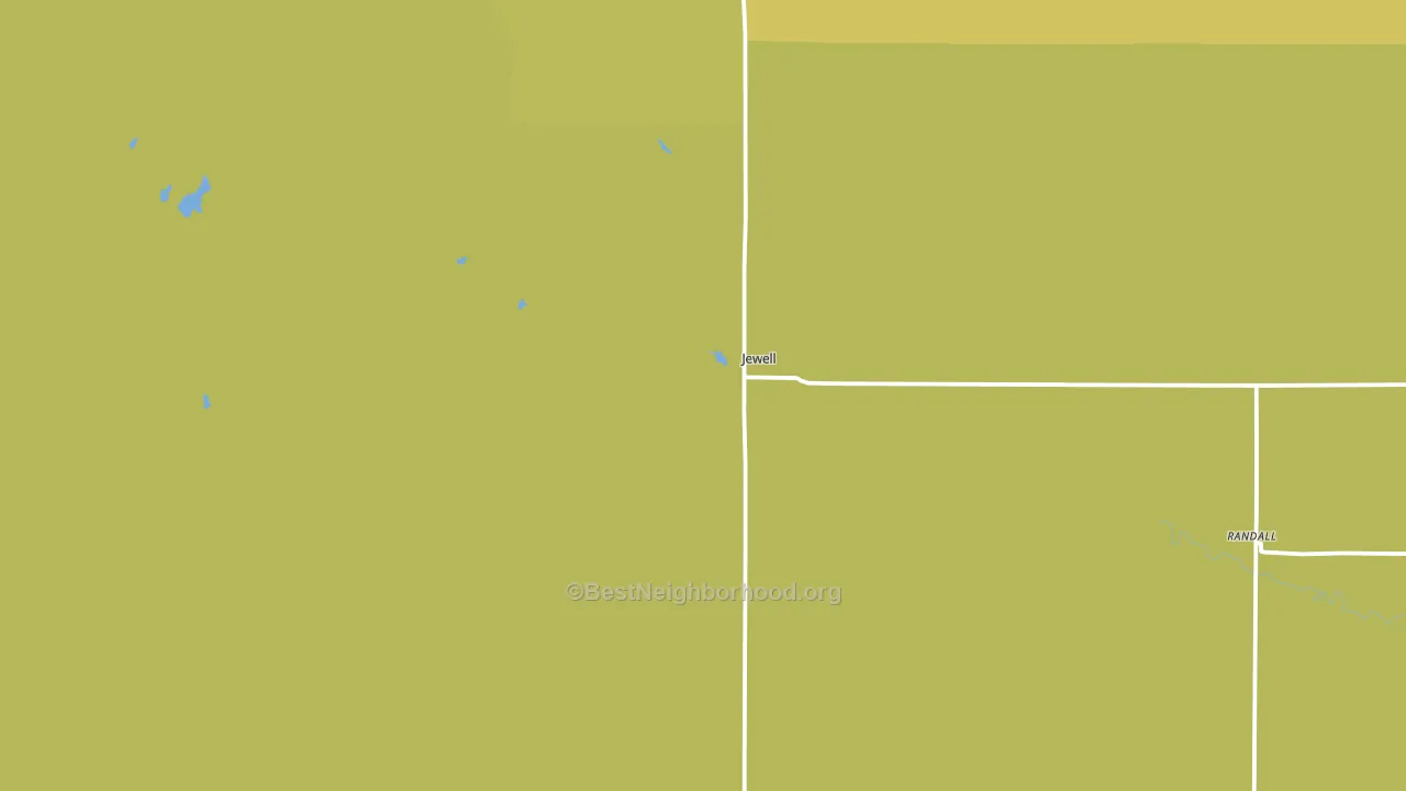 66949, KS block-group voter-turnout map