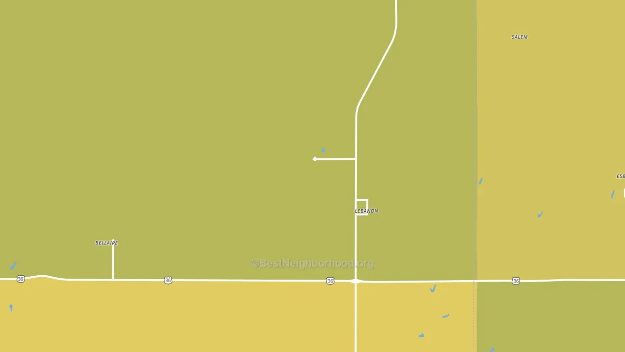 66952, KS block-group voter-turnout map