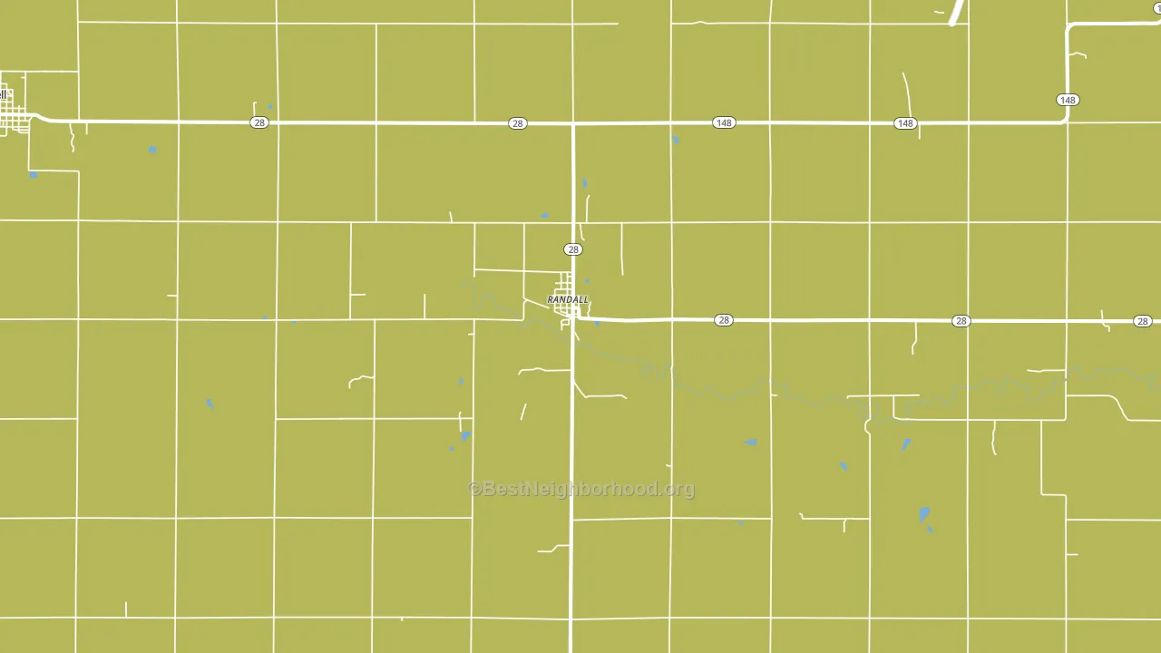 66963, KS block-group voter-turnout map