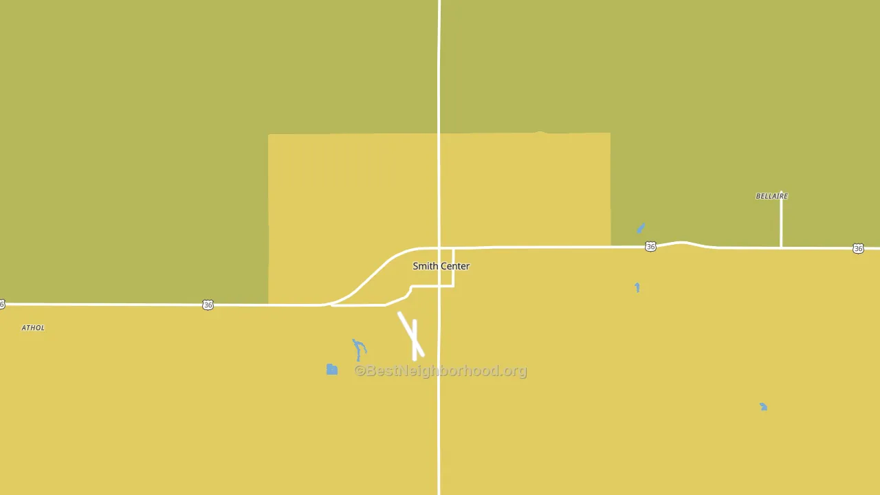 66967, KS block-group voter-turnout map