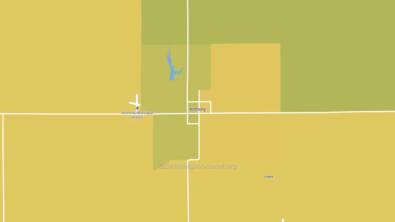 67003, KS block-group voter-turnout map